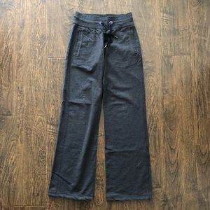 Lululemon wide sweater pants - dark gray size 4